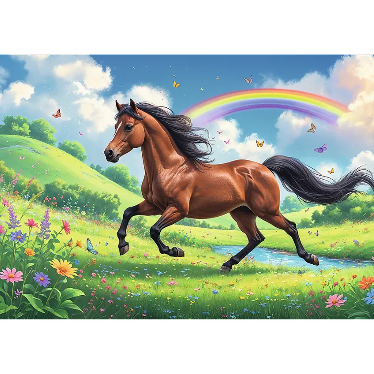 Trefl, Dostojny koń, puzzle, 200 elementów