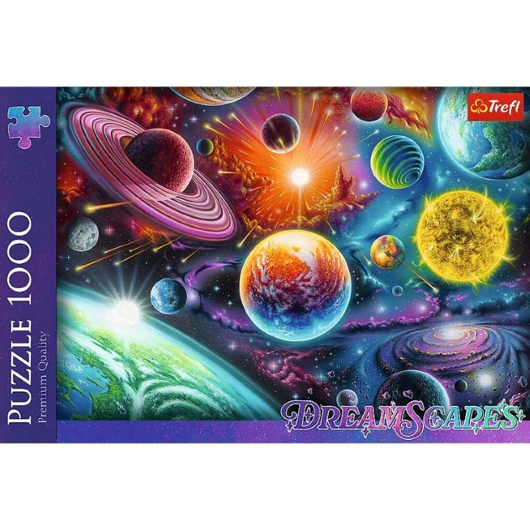 Trefl, DreamScapes, Kosmiczna przygoda, puzzle, 1000 elementów