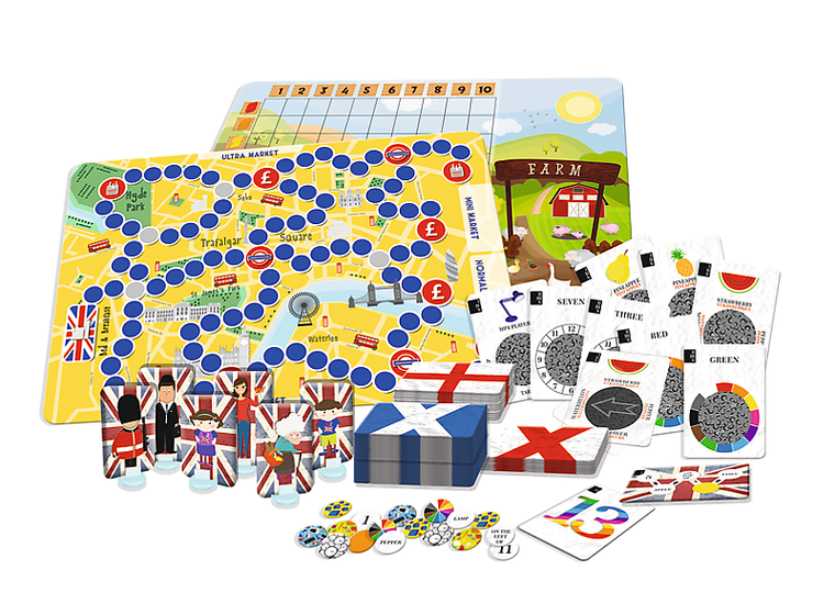 Trefl, English, Play and Learn, gra edukacyjna