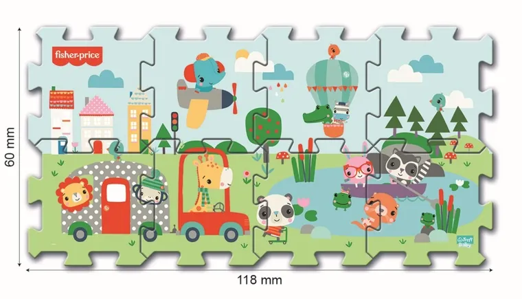 Trefl, Fisher-Price, puzzlopianka układanka