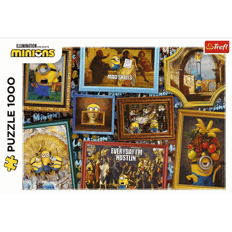 Trefl, Galeria Minionków, puzzle, 1000 elementów