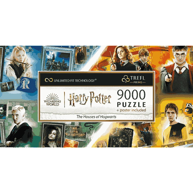 Trefl, Harry Potter, The Houses of Hogwarts, puzzle, 9000 elementów