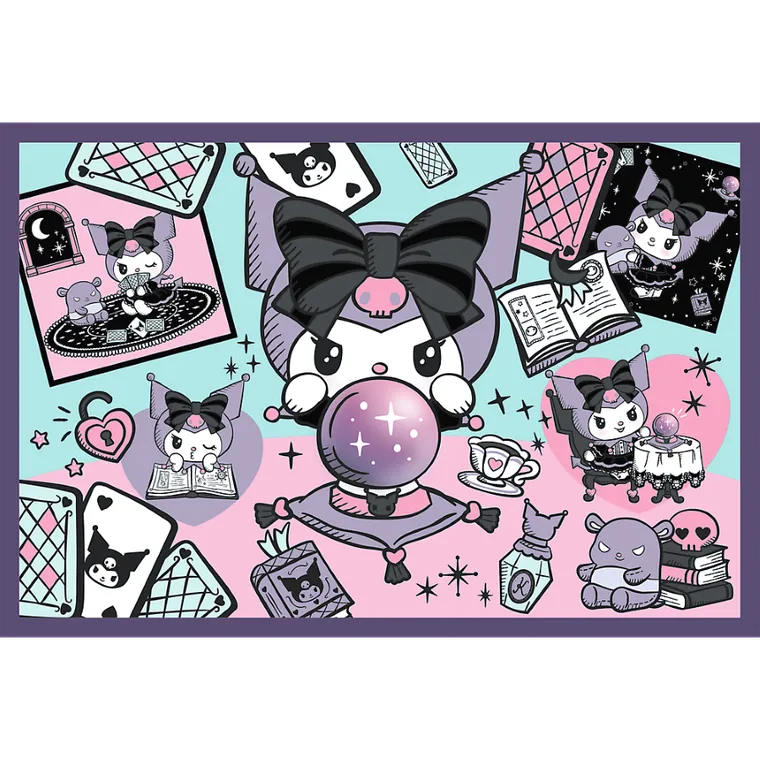 Trefl, Hello Kitty, Psoty Kuromi, puzzle, 2-200 elementów