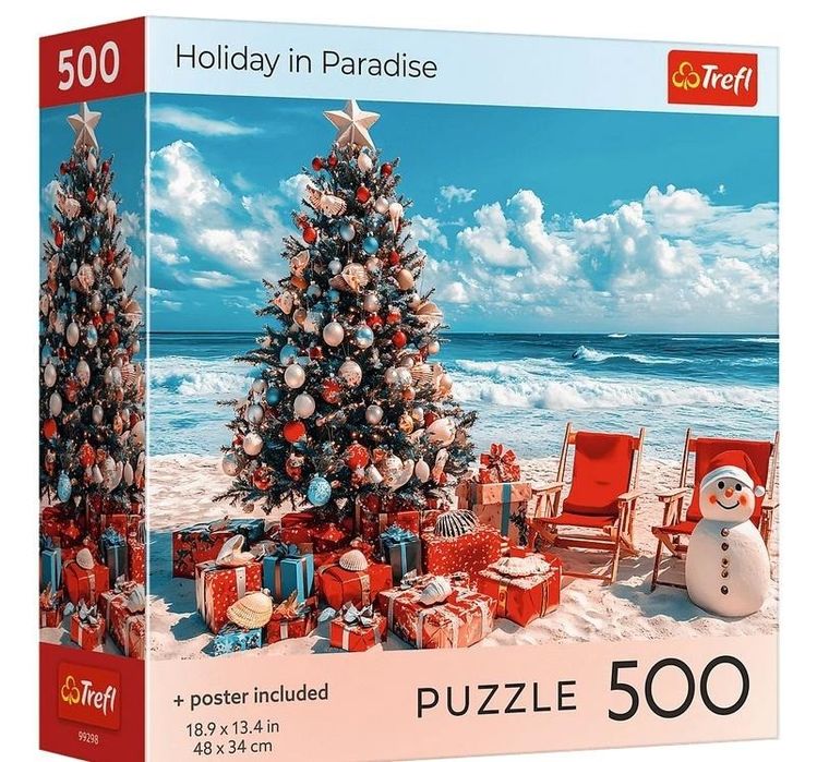 Trefl, Holiday in Paradise, USA, puzzle, 500 elementów