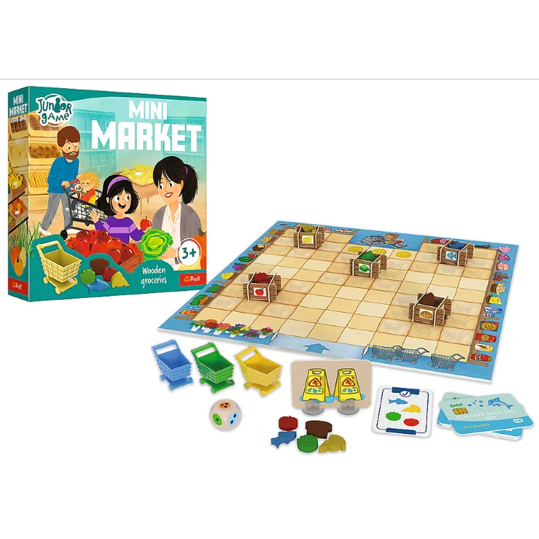 Trefl, Junior Game, Mini Market, gra familijna