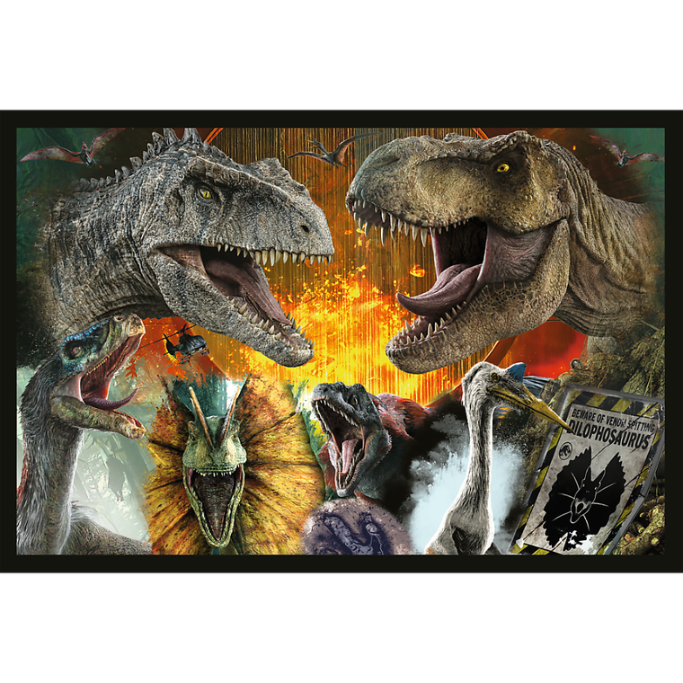 Trefl, Jurassic World, Prehistoryczny świat, puzzle, 2-200 elementów