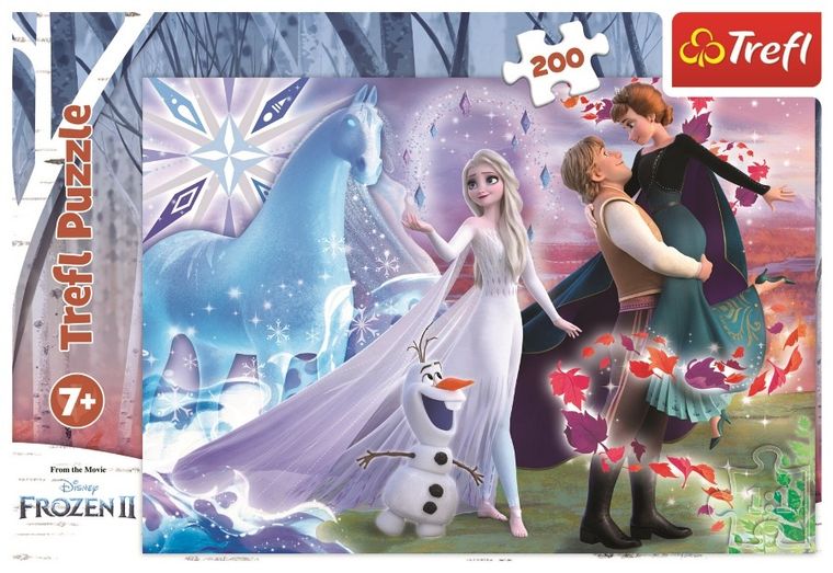 Trefl, Kaina Lodu, Magiczny świat sióstr, puzzle, 200 elementów