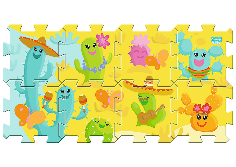 Trefl, Kaktusiaki śpiewaki, puzzlopianka układanka