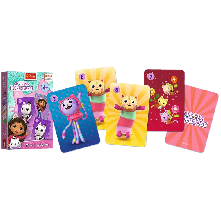 Trefl, Koci Domek Gabi, karty Piotruś
