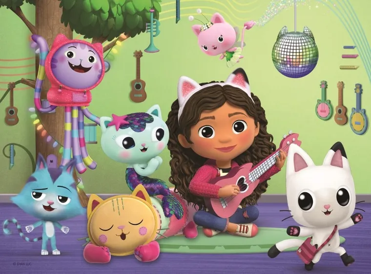 Trefl, Koci Domek Gabi, puzzle, 30 elementów