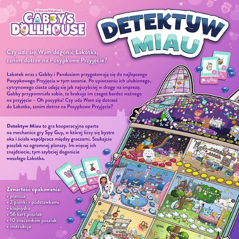 Trefl, Koci Domek Gabi, Spy Guy, Detektyw Miau, gra familijna