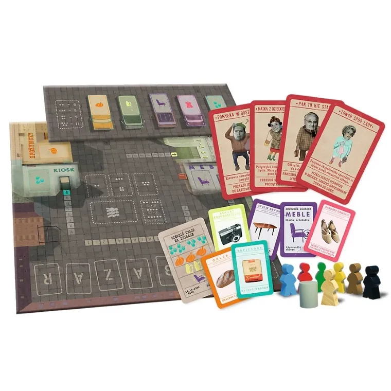 Trefl, Kolejka, wersja polska, gra familijna