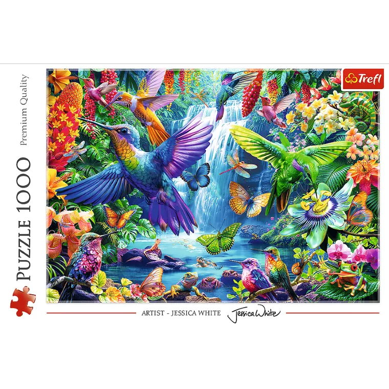 Trefl, Kolibry w tropikach, puzzle, 1000 elementów