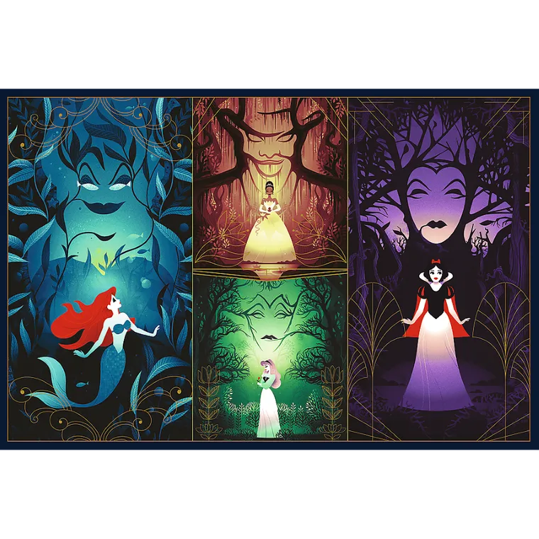 Trefl, Księżniczki Disneya, Czarujące księżniczki, puzzle, 2-200 elementów