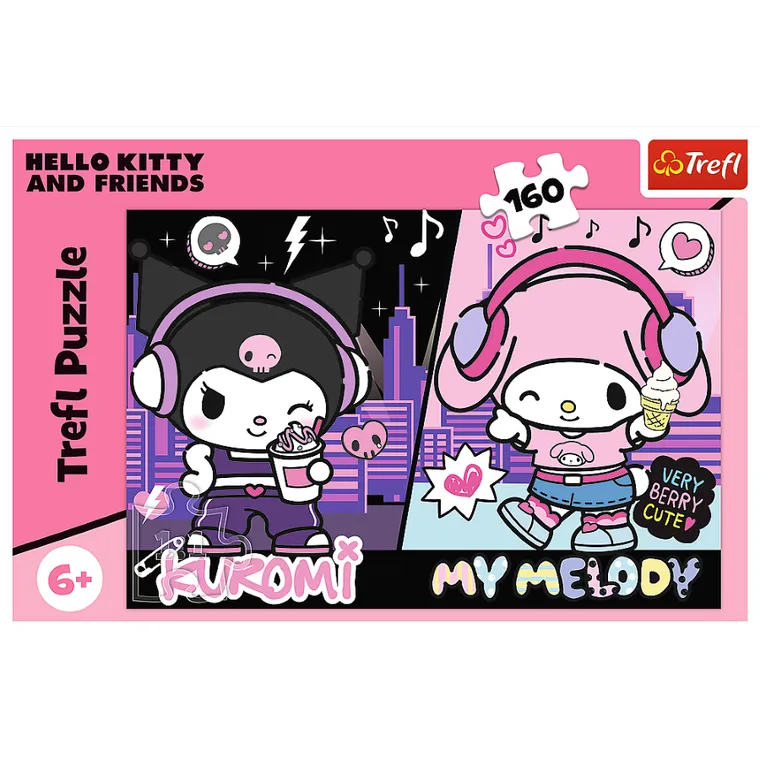 Trefl, Kuromi rządzi, puzzle, 160 elementów