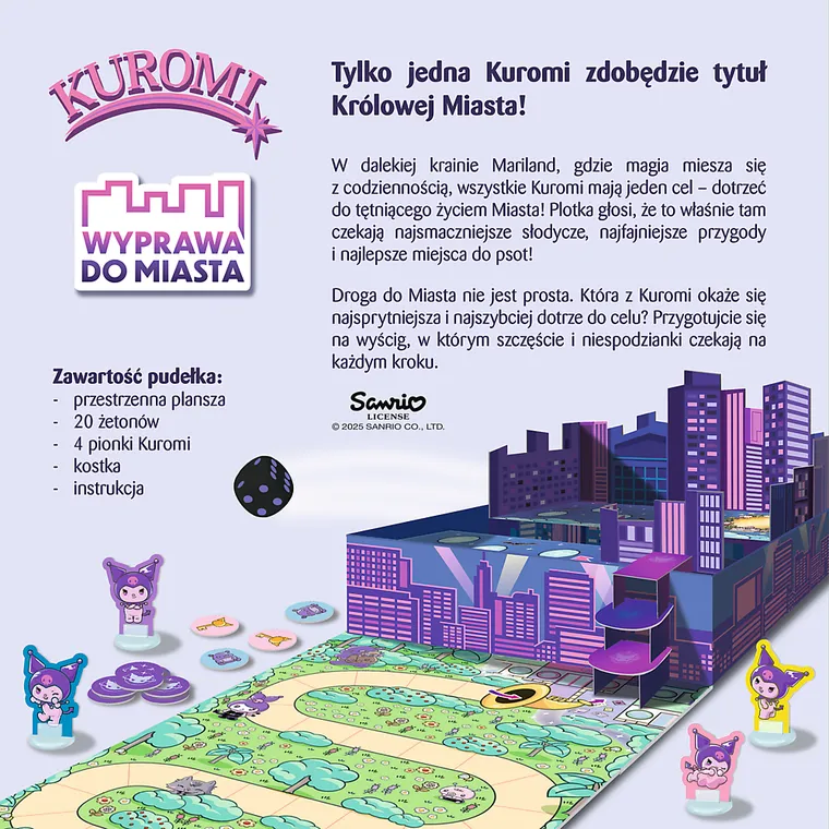 Trefl, Kuromi, Wyprawa do miasta, gra familijna