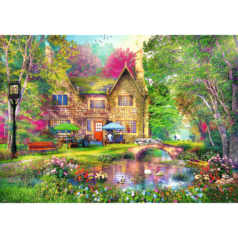 Trefl, Leśna przystań, puzzle, 1000 elementów