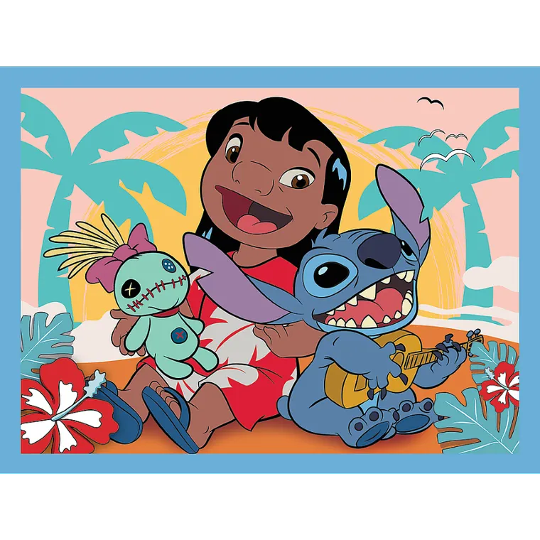 Trefl, Lilo i Stitch, puzzle, 2w1 + memos, gra pamięciowa