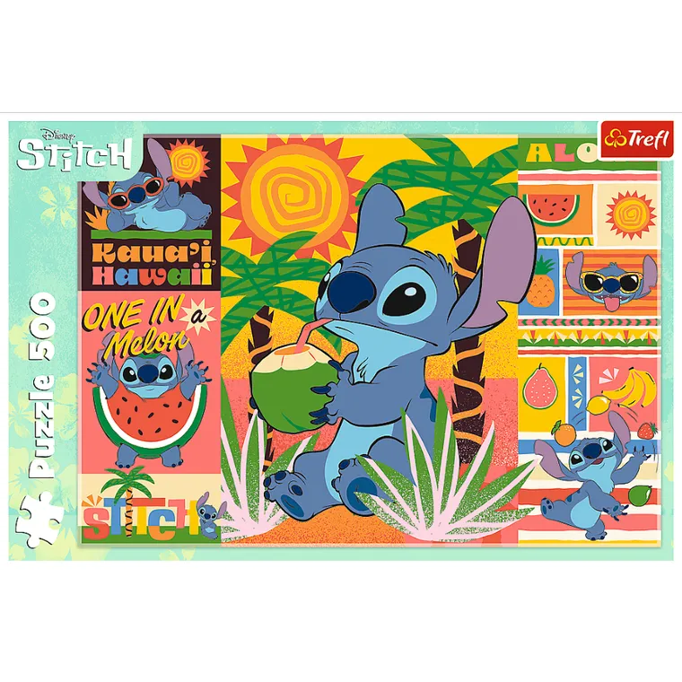 Trefl, Lilo i Stitch, Wakacje ze Stichem, puzzle, 500 elementów