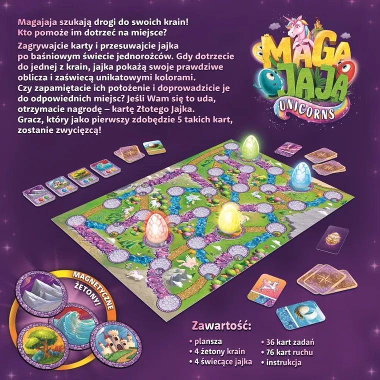 Trefl, Magajaja, Unicorns, gra familijna