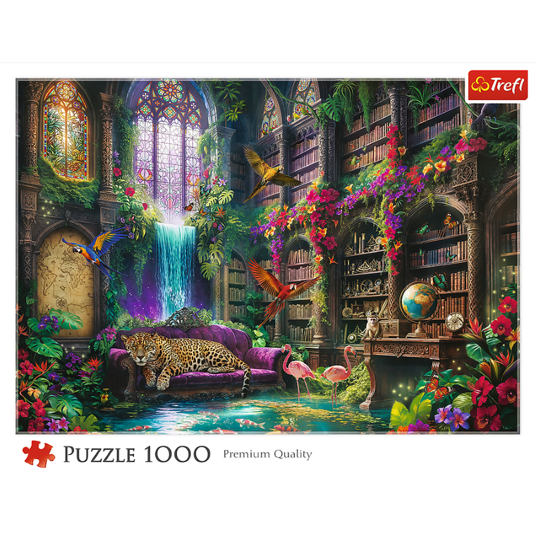 Trefl, Magiczna biblioteka, puzzle, 1000 elementów