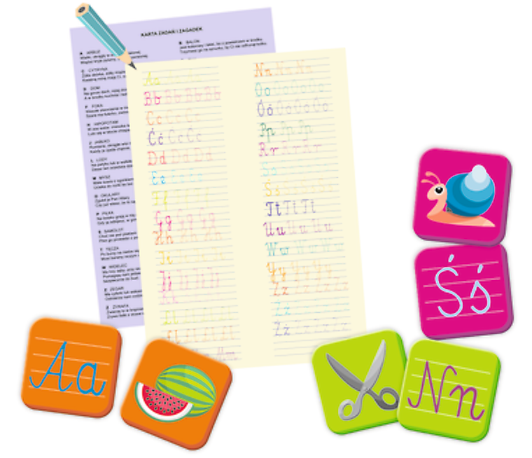 Trefl, Mały odkrywca, Abecadło, gra edukacyjna