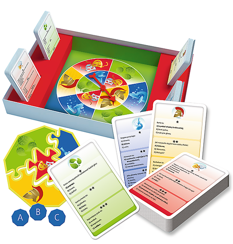 Trefl, Mały Odkrywca idzie do szkoły. Mistrz wiedzy, gra edukacyjna