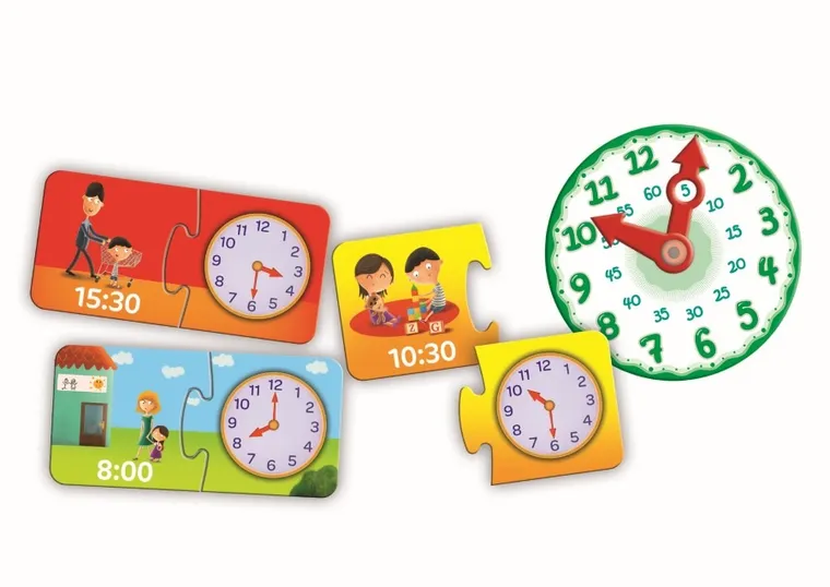 Trefl, Mały Odkrywca, Zegar, gra edukacyjna