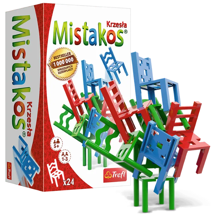 Trefl, Mistakos, Krzesła - Walka o stołki, familijna gra zręcznościowa