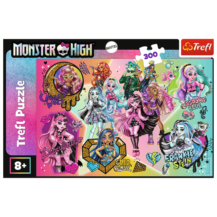 Trefl, Monster High, Zombie górą! puzzle, 300 elementów