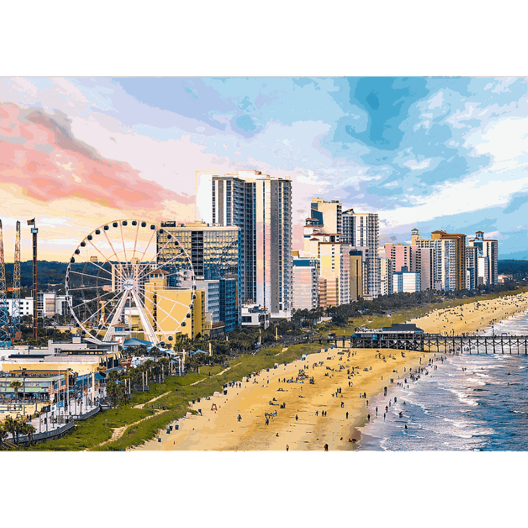 Trefl, Myrtle Beach, Południowa Karolina, USA, puzzle, 1000 elementów