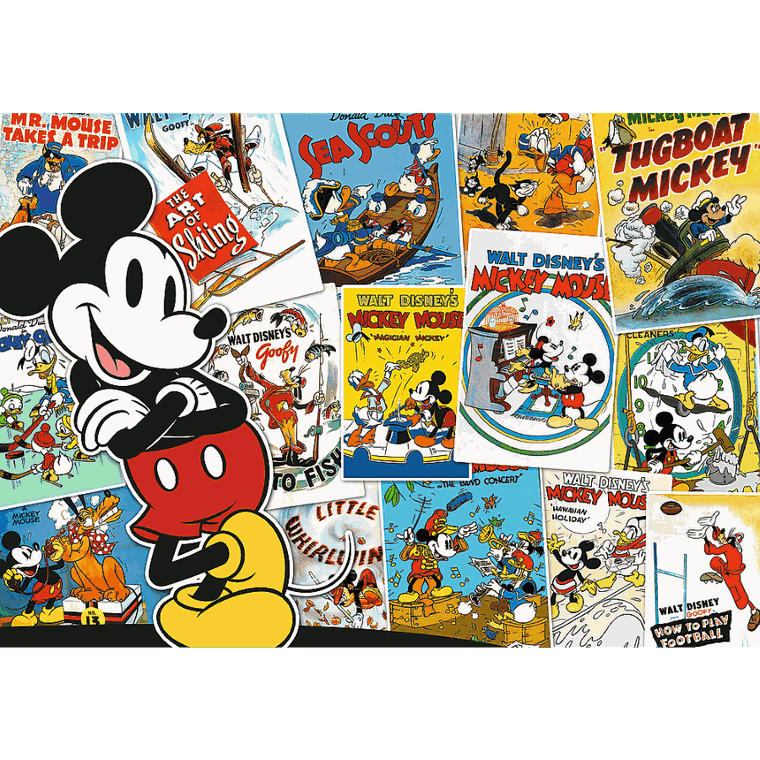Trefl, Myszka Miki, W świecie Mikiego, puzzle, 1000 elementów