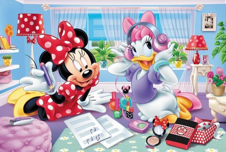 Trefl, Myszka Minnie, Dzień z przyjaciółką, puzzle, 160 elementów