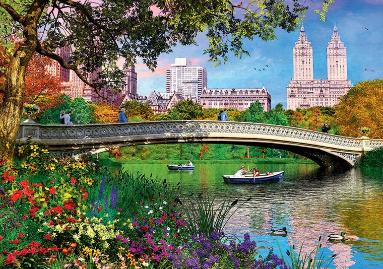 Trefl, New York, Central Park, puzzle, 1000 elementów