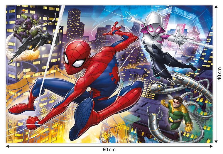 Trefl, Nieustraszony Spider-Man, puzzle maxi, 24 elementy