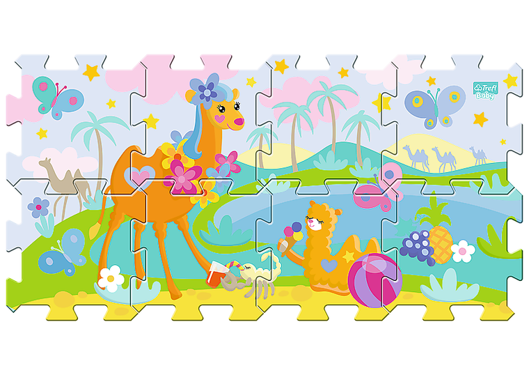 Trefl, Oaza wielbłądów, puzzlopianka układanka