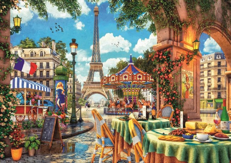 Trefl, Paryż, puzzle, 1000 elementów