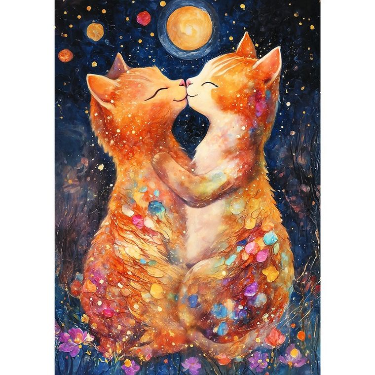 Trefl, Pocałunek w świetle księżyca, puzzle, 500 elementów