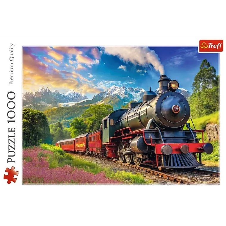 Trefl, Podróż pociągiem, puzzle, 1000 elementów