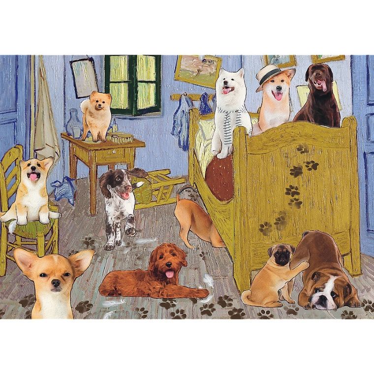 Trefl, Pokój van Gogha, Psia Rewolucja, puzzle, 500 elementów