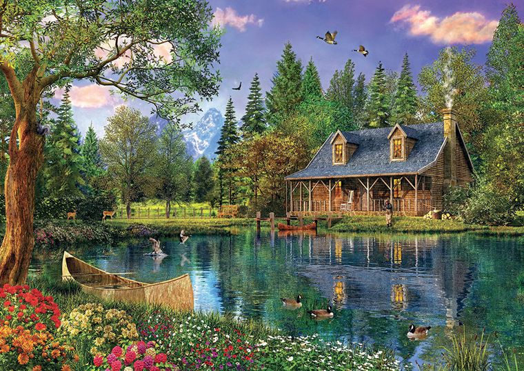 Trefl, Popołudniowa sielanka, puzzle, 4000 elementów