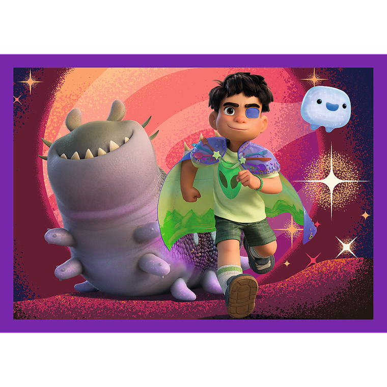 Trefl, Pozaziemskie misje Elio, puzzle 4w1