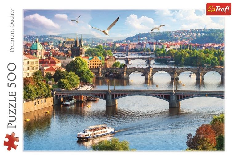 Trefl, Praga, Czechy, puzzle, 500 elementów