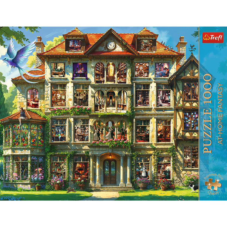 Trefl, Premium Plus, At Home Fantasy, Rezydencja pełna sekretów, puzzle, 1000 elementów