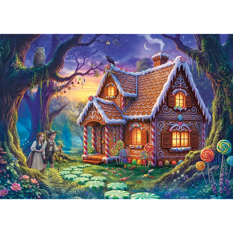 Trefl, Premium Plus, Enchanted Fairy Tales, Jaś i Małgosia, puzzle, 500 elementów