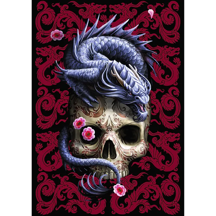 Trefl, Premium Plus, Fantasy Collection, Anne Stokes, Orientalny Smok, puzzle, 1000 elementów