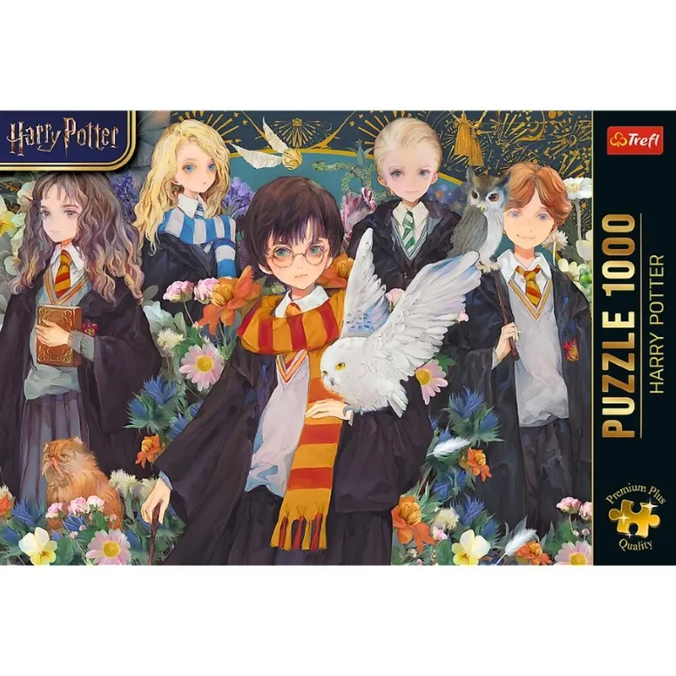 Trefl, Premium Plus, Harry Potter, puzzle, 1000 elementów