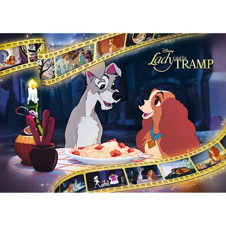 Trefl, Premium Plus, Iconic Moments, Zakochany Kundel, puzzle, 1000 elementów