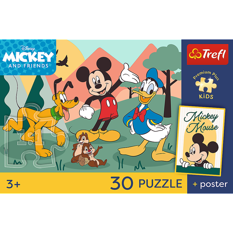 Trefl, Premium Plus Kids, Disney, Bajkowe chwile, puzzle, 30 elementów