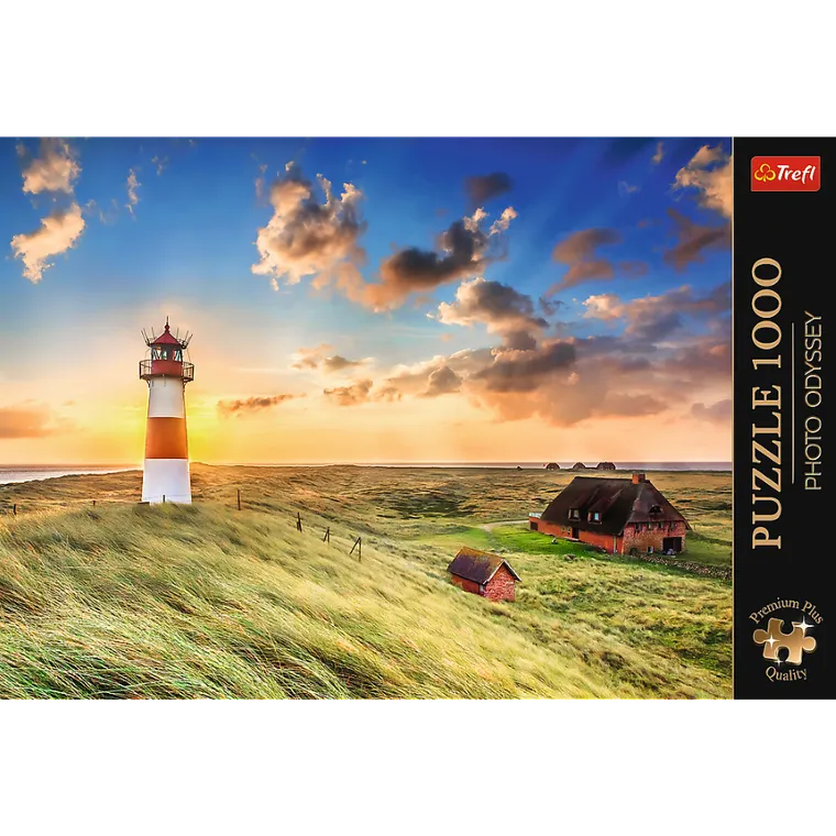 Trefl, Premium Plus, Photo Odyssey, Latarnia w List, Niemcy, puzzle, 1000 elementów